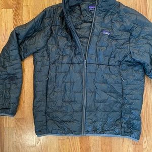 PaTagonia grey:green puff jacket